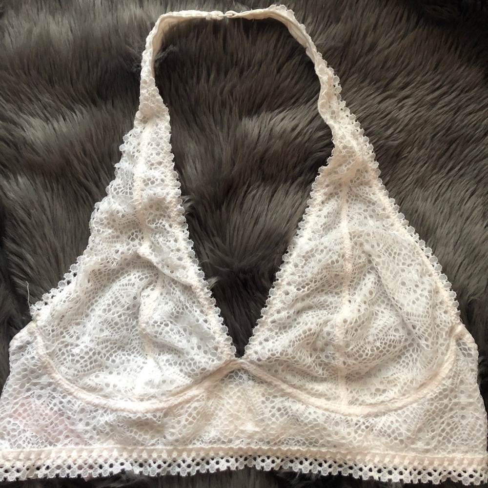 white victoria’s secret bralette